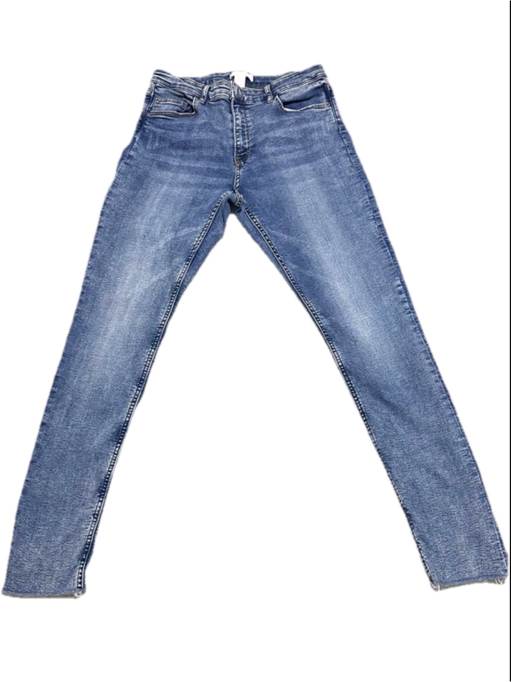 H&M Cropped Skinny High Rise Jeans